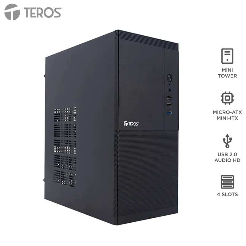 CASE STD MICRO ATX 250W TE1033