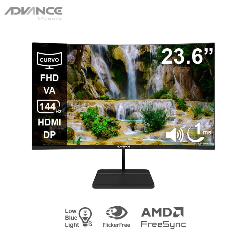 MON ADV 24\" FHD 144HZ 1MS CV
