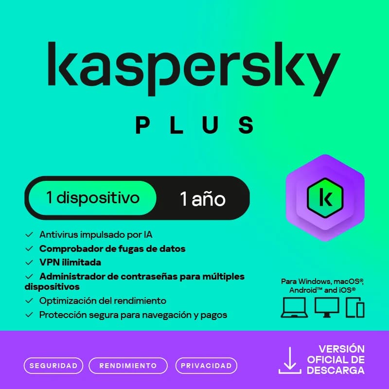 KASPERSKY PLUS LATAM 1-DVC